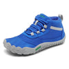 Botas ergonómicas para niño color azul Saguaro Will I Lite, diseño minimalista con suela flexible y drop cero para mayor estabilidad.