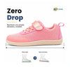ZZFaber Kids Play I rosa zero drop — zapatilla barefoot infantil rosa suela plana Chile