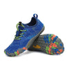 Saguaro Kids Smart I azul par suela — zapatilla barefoot infantil azul par completo vista suela Chile