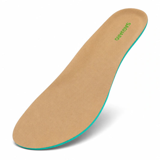 Plantillas de microfibra para zapatillas minimalistas deportivas Saguaro, diseño plano drop cero con alta elasticidad para running en Chile.