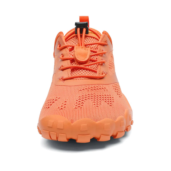 Zapatilla Saguaro Smart I naranja vista frontal.