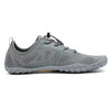 Zapatillas Smart I grises vista lateral interna mostrando tejido respirable.