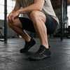 Zapatilla minimalista negra Saguaro Smart I Pro, calzado deportivo para gimnasio con suela de caucho antideslizante de 5,5 mm.