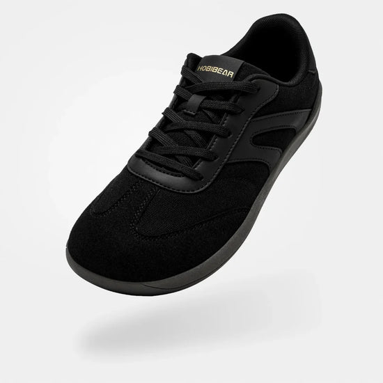 Zapatillas barefoot hombre modelo Hobibear Orchid en color negro con diseño ergonómico de transición.