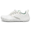Zapatillas barefoot blancas vista lateral externa
