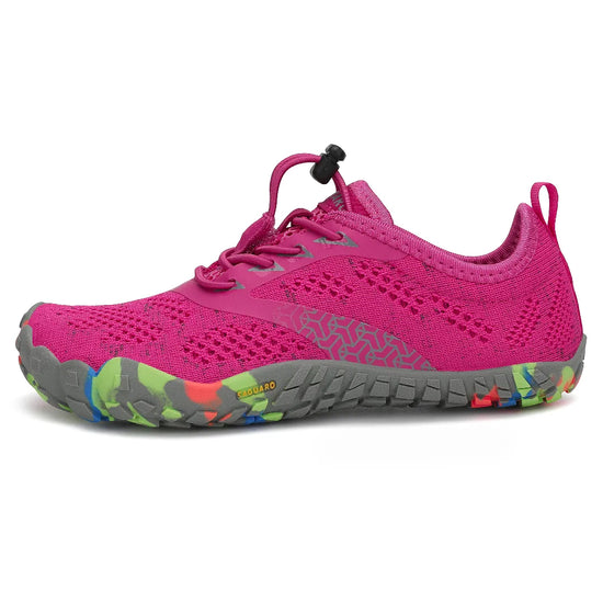 Zapatillas barefoot Saguaro Kids Smart I rosa vista lateral externa