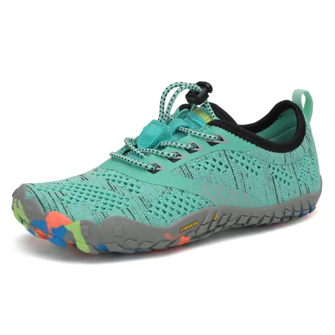 Zapatillas barefoot Saguaro Kids Smart I verde vista principal infantil