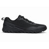 Zapatillas de entrenamiento natural Sowilo Algiz negras, vista interna que muestra el soporte flexible sin arco artificial.