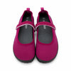 Zapatillas mujer tipo ballerina con horma anatómica que permite la expansión de los dedos.