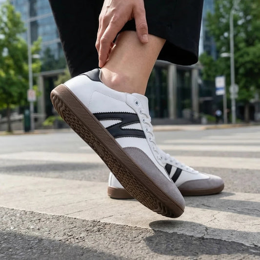 ZZFaber zapatillas mujer casuales lifestyle blancas — calzado barefoot urbano